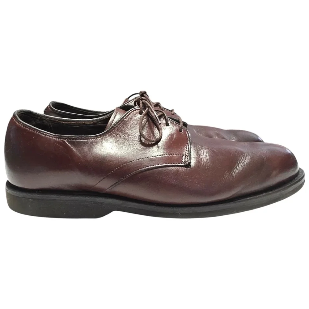 Allen Edmonds Road Warriors Brown Leather Derby Dress Shoes 11 D Made in USA